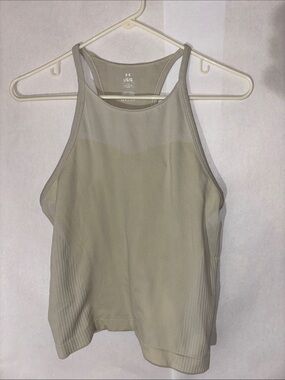 Under Armour Women’s Light Beige Racerback Performance Tank